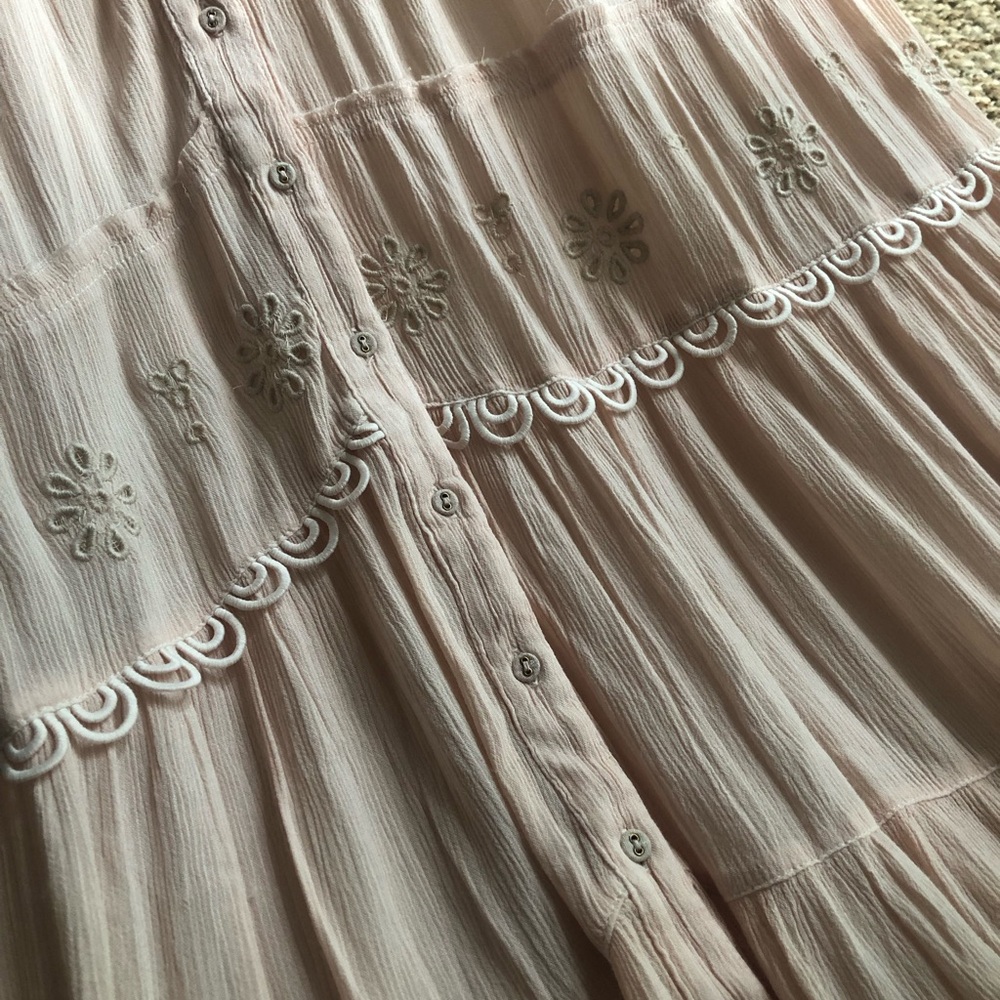 Free People Blush Cream Maxi Dress - Picture 13 of 17